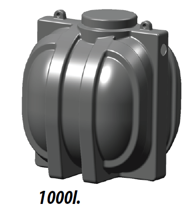 Fosse 1000L cylindrique