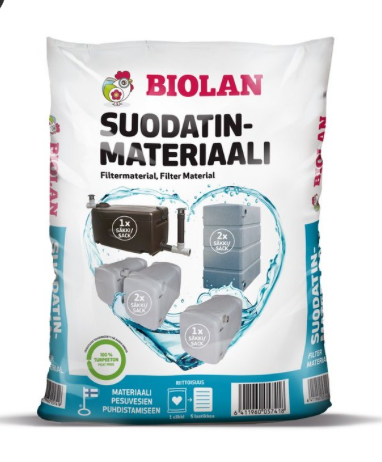 1 sac substrat filtrant